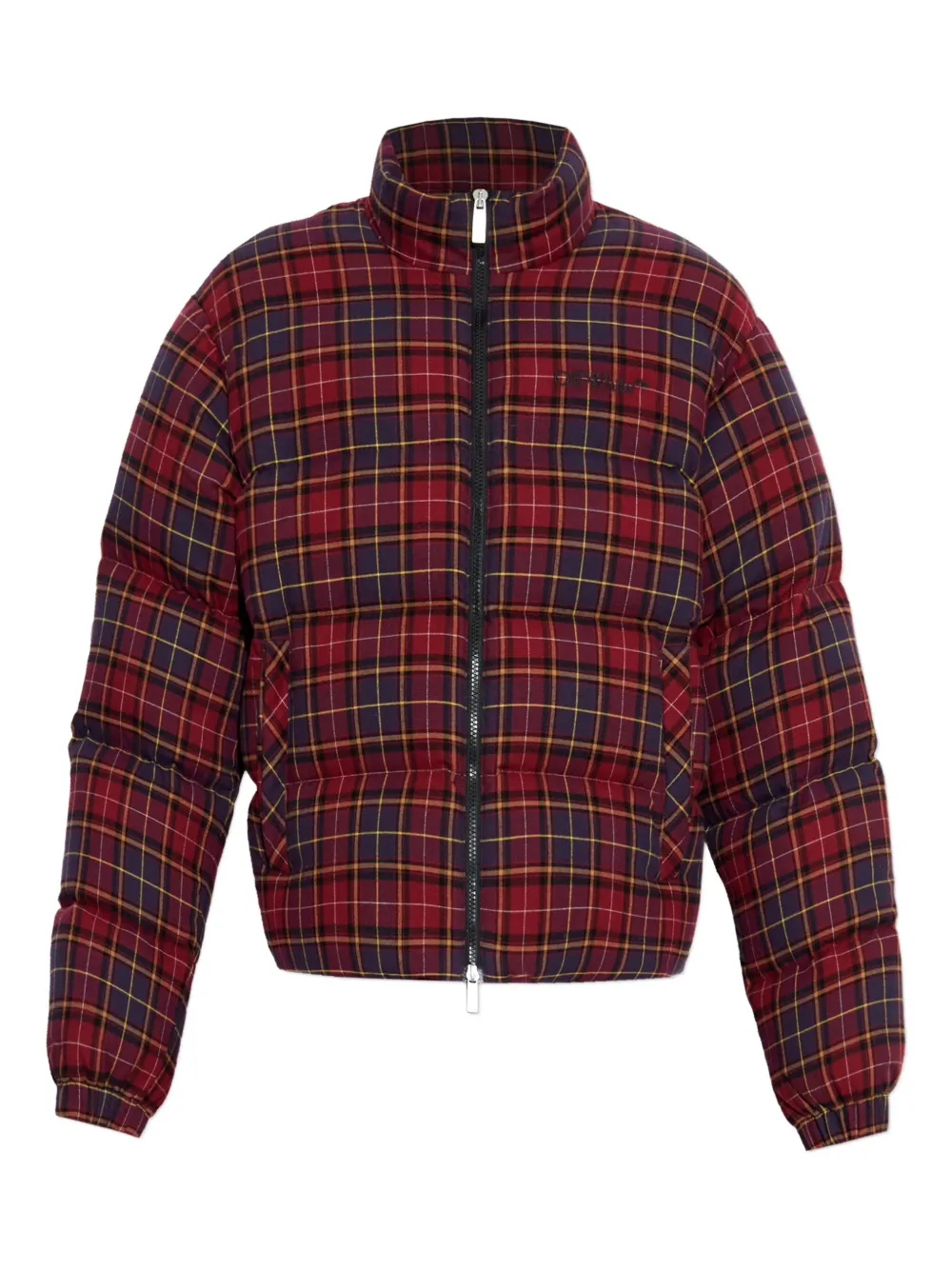 

Куртка на молнии в клетку Off-White, красный