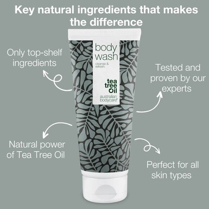 Австралийский гель для душа с маслом чайного дерева, 200 мл, Tea Tree Oil Australian — фото 3