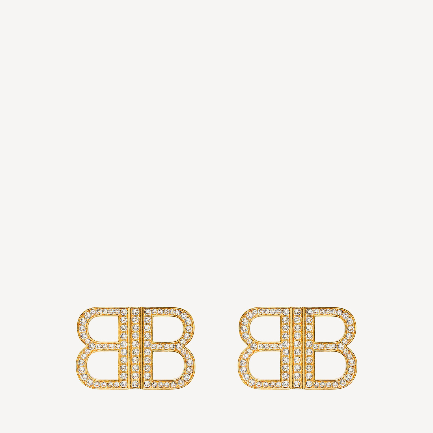 

BALENCIAGA Женские серьги Bb 2.0 в золотистом цвете