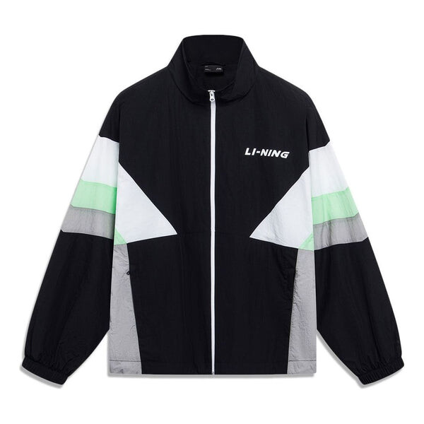 

Куртка с графическим цветным блоком Li-Ning, черный