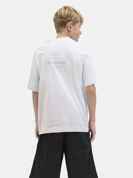 Свободная футболка Interlude 12274719 Jack&Jones Junior, фиолетовый — фото 3