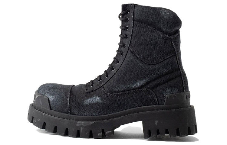

Balenciaga Потертые ботинки на шнуровке