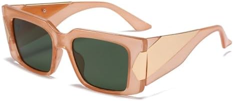 

Модные солнцезащитные очки для женщин, винтажные панк-очки, солнцезащитные очки для мужчин с защитой от УФ-излучения UV400, ретро-очки, трендовые женские очки, C6LightBr MTZJH, One Color