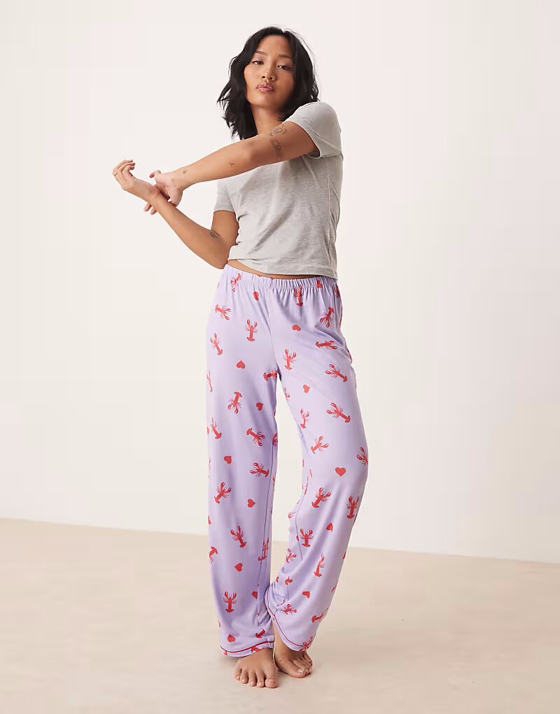 

Брюки Urban Threads Petite от Coord с принтом в виде лобстера