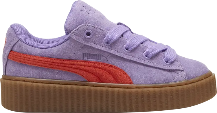 

Кроссовки Fenty x Creeper Phatty Big Kid 'Lavender Burnt Red', фиолетовый