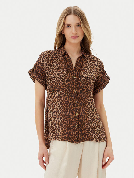 

Рубашка обычного кроя Bumpy 10331923 Vero Moda, коричневый