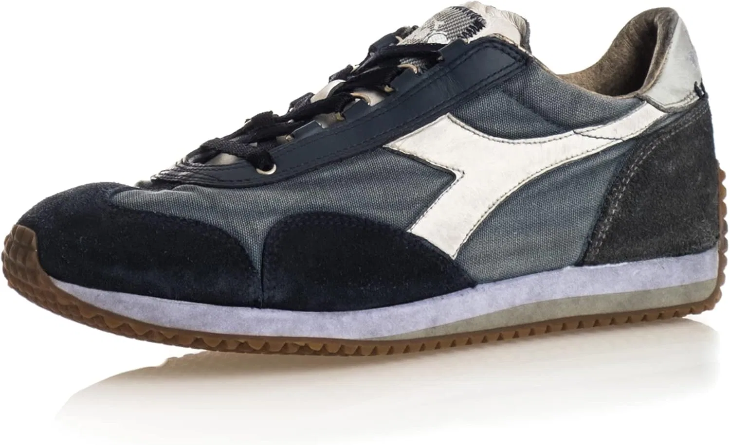 Кроссовки Uomo Diadora Heritage Equipe H Dirty Stone Wash 201.174736.60072, синие — фото 2