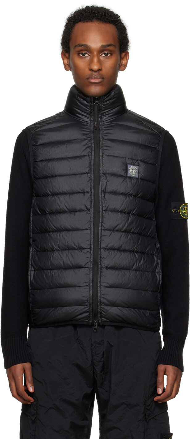 

Тканый пуховик Black Loom Stone Island