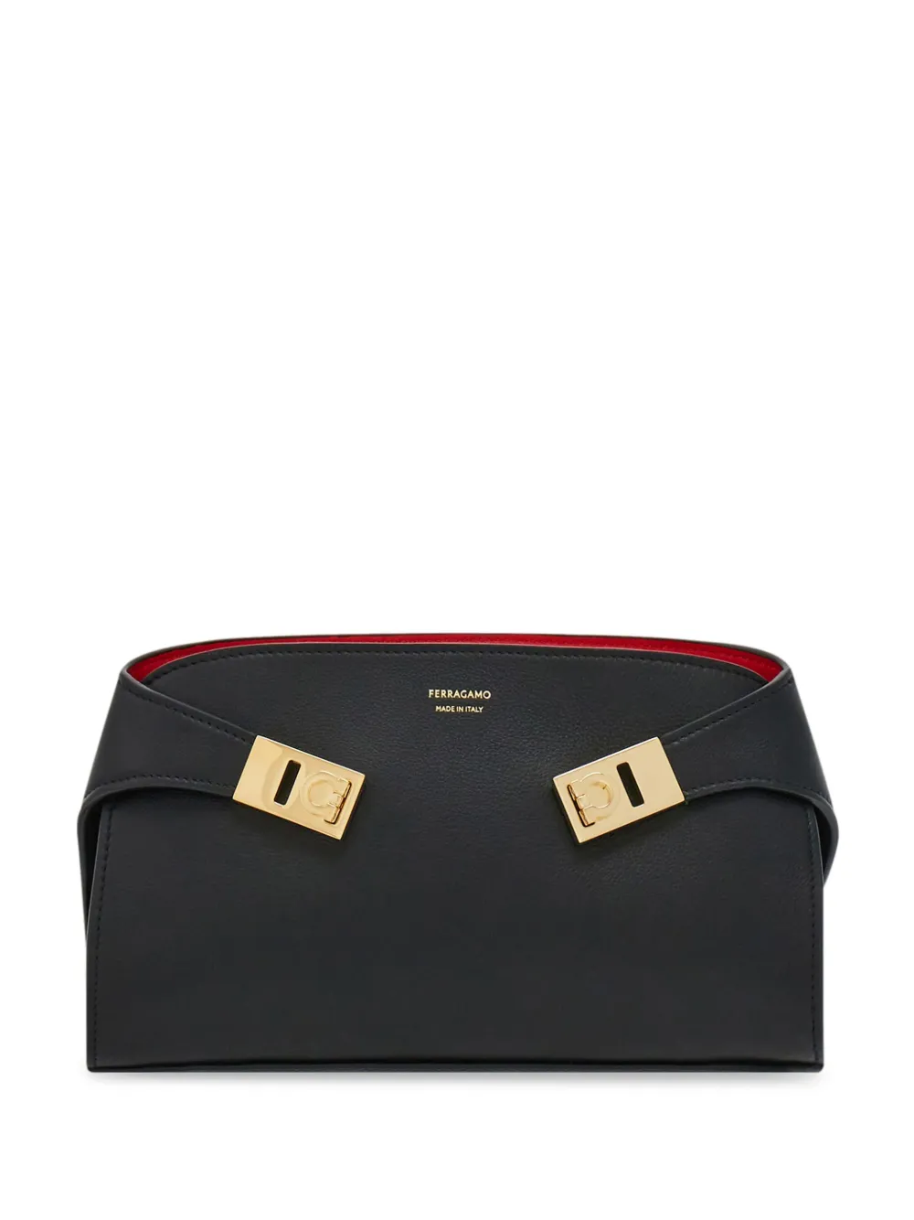 

Мини-сумка через плечо Hug Ferragamo, черный