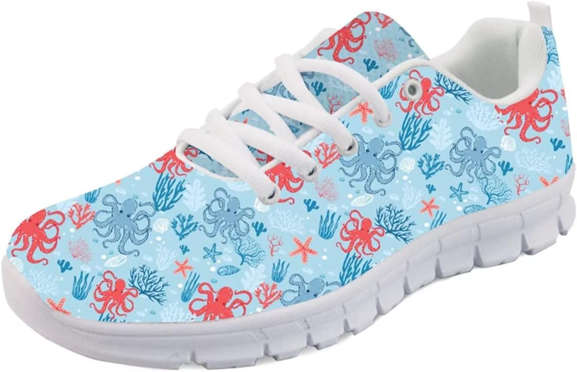 

Кроссовки Forchrinse Sunflower унисекс для бега, женские и мужские, мягкие для ходьбы и бега, повседневные, для спортзала, спортивные, Octopus