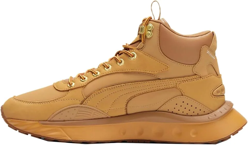Мужские кроссовки PUMA Wild Rider Mid High Top, коричневый — фото 3