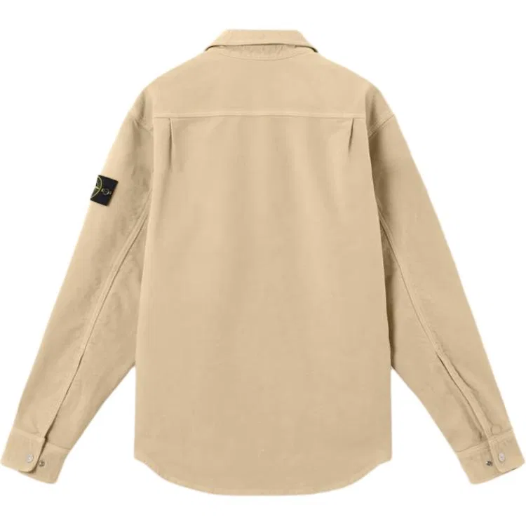 Рубашка с нашивкой Compass, Stone Island, Desert — фото 3
