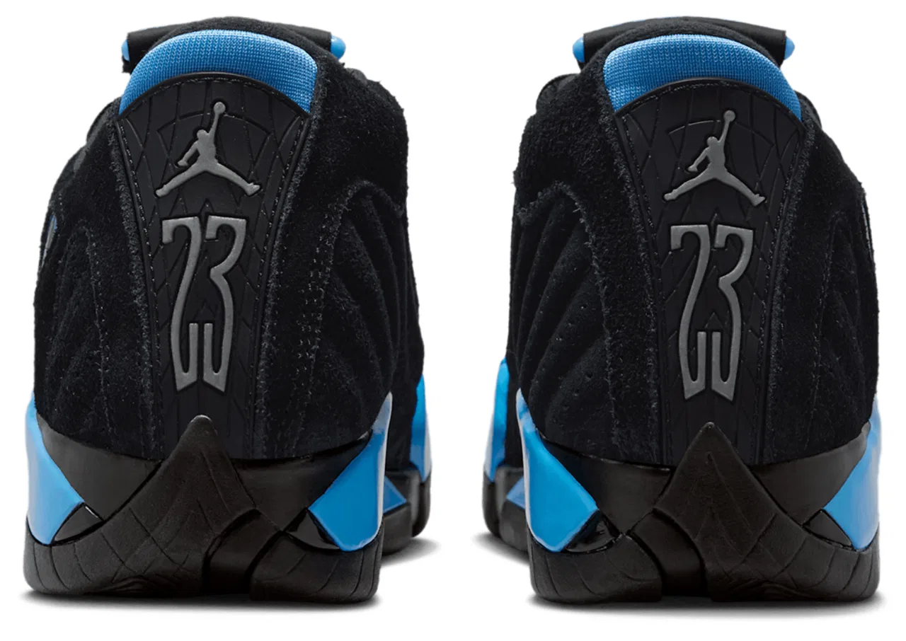 Кроссовки для мальчиков Jordan Retro 14, цвет White/University Blue/Black — фото 3