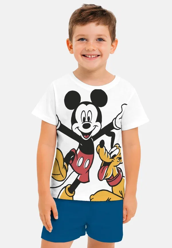 Пижамный комплект с Микки Маусом - пижамный комплект Disney, белый/синий