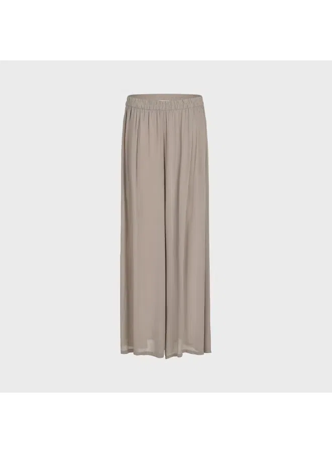 Брюки свободные широкие Zara, серый — фото 2