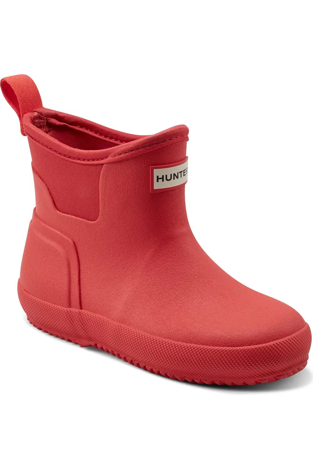 Резиновые сапоги детские водонепроницаемые Chelsea Original Hunter, Medium Red 610