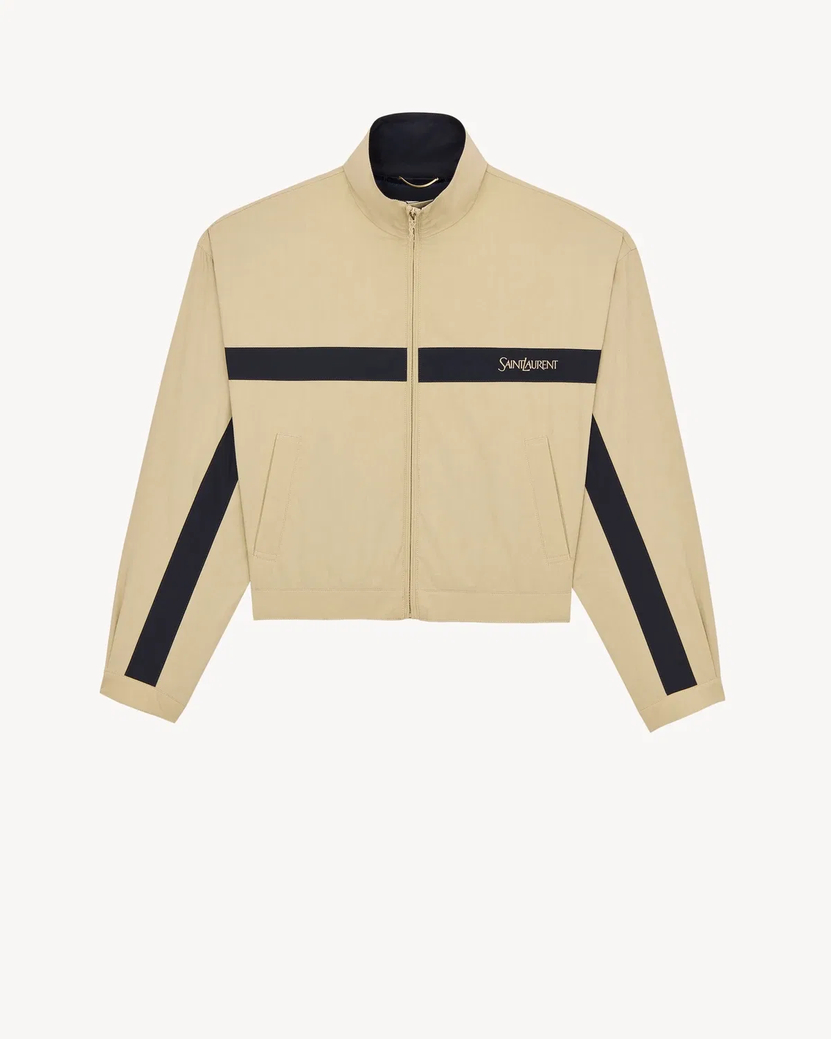 Куртка SAINT LAURENT из хлопка, бежевый