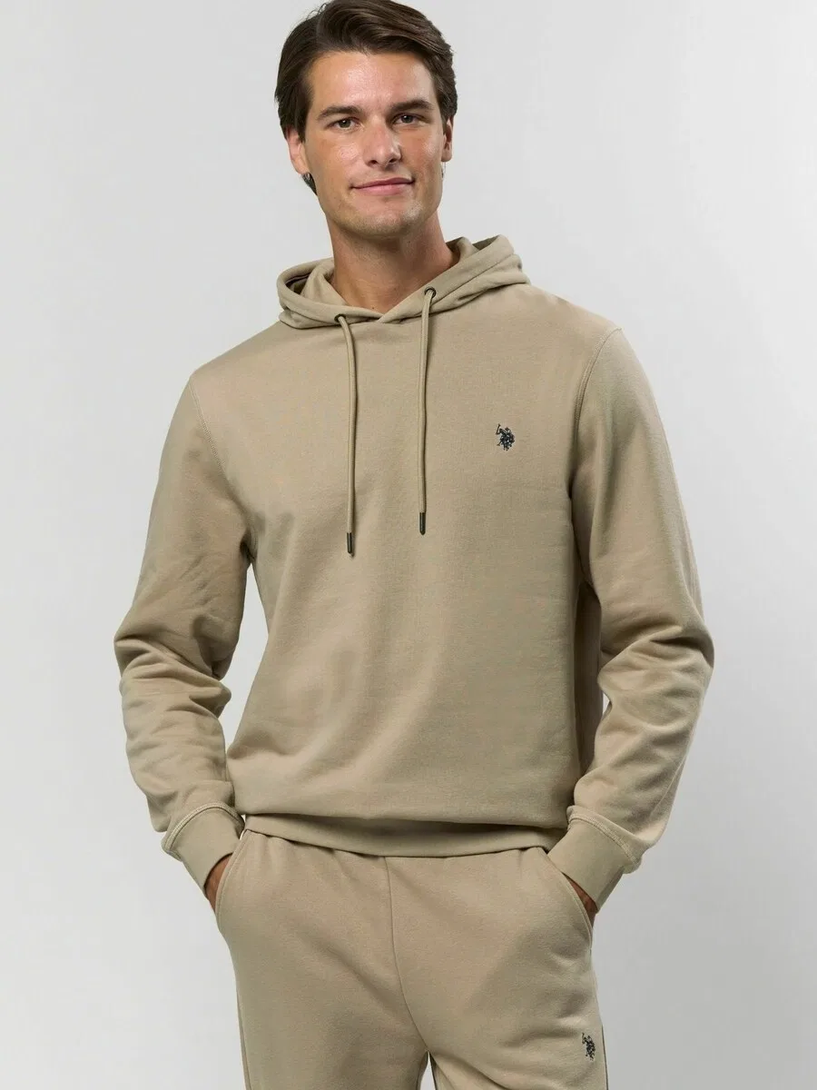 Свитер U.S. Polo Assn. 'UMToke' бежевого цвета — фото 3
