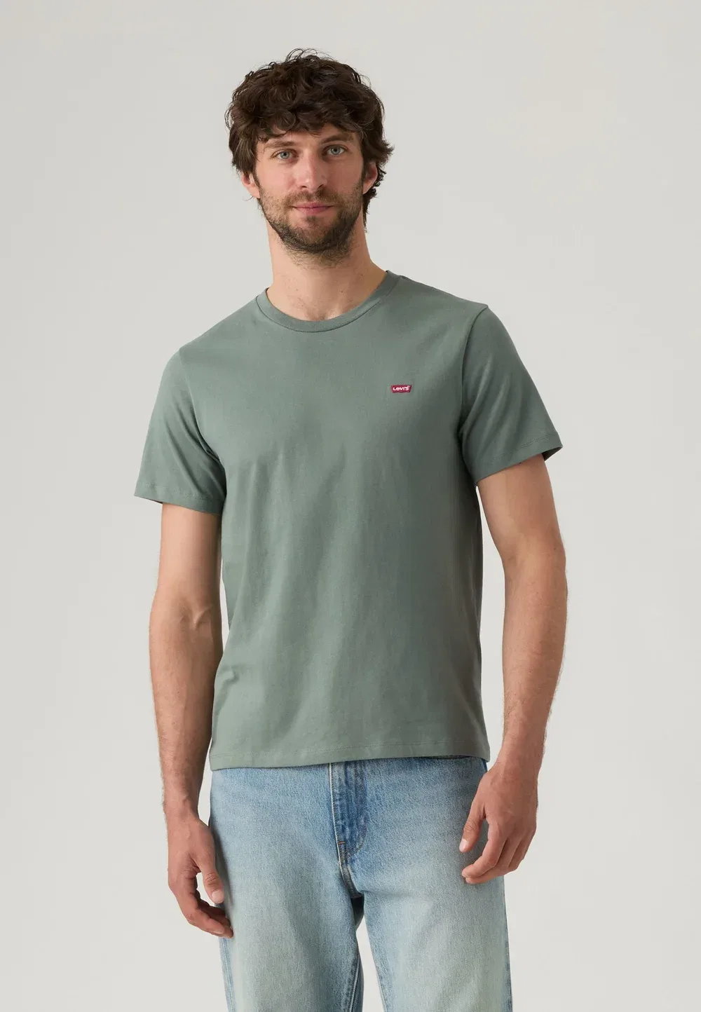 Оригинальная футболка - базовая футболка Levi'S, Chinois Green — фото 2