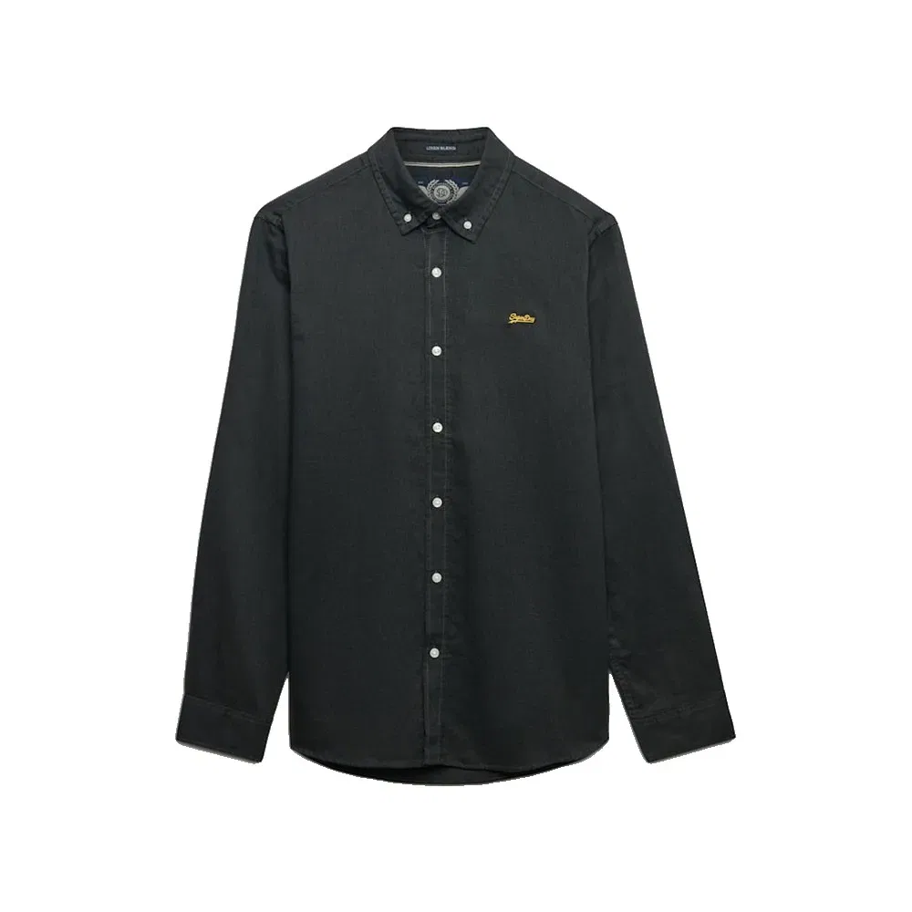 Рубашка с длинным рукавом M4011005A Superdry, черный — фото 3