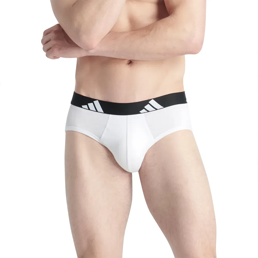 Мужские боксеры с растяжимым хлопком Active Flex Adidas, White