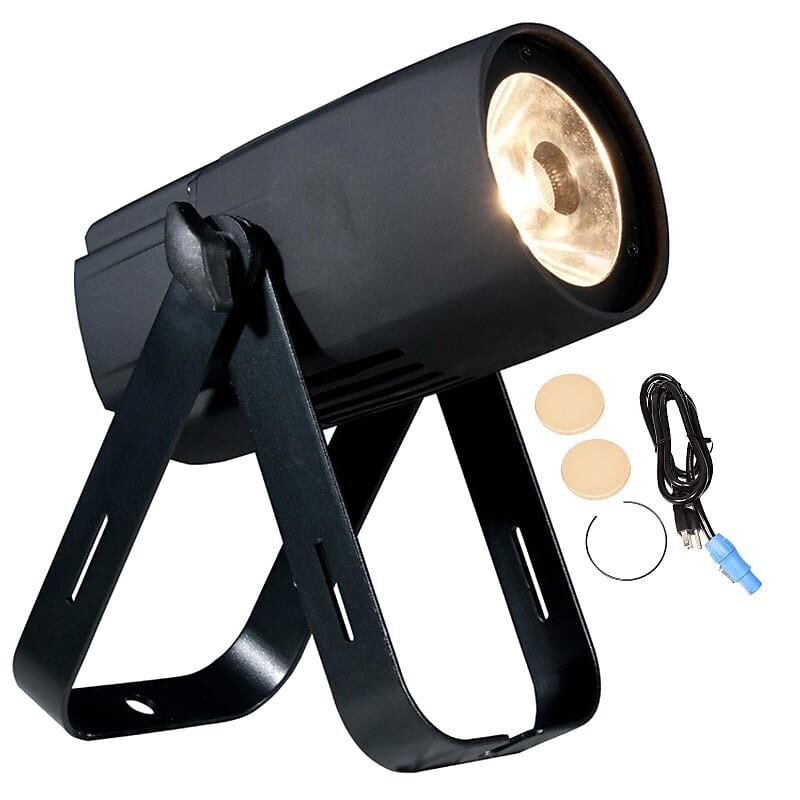 

American DJ Sabre Spot WW Compact Warm White Pinspot Light American DJ Saber Spot WW Compact Warm White Pinspot Light