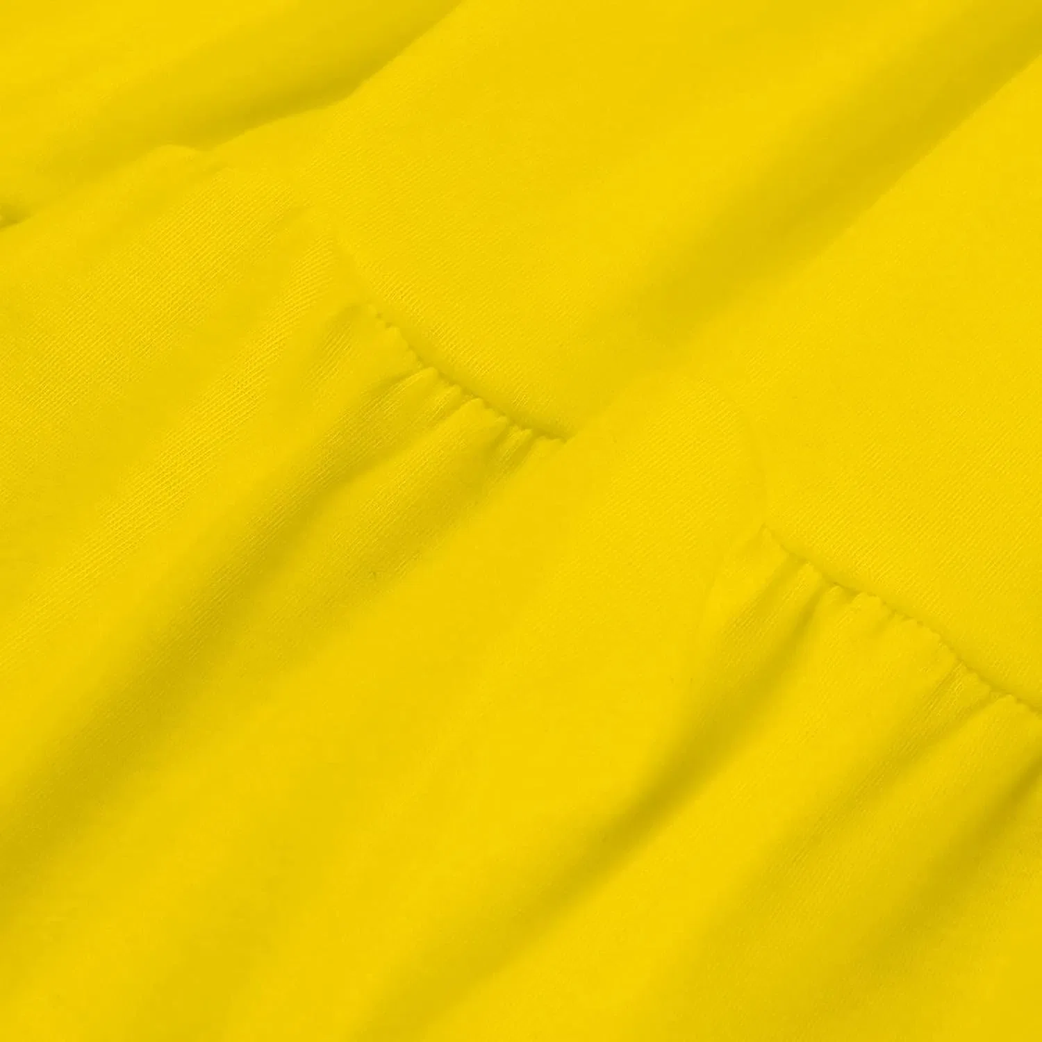 Женское плюс-сайз летнее платье-макси A-силуэта, Yellow — фото 2