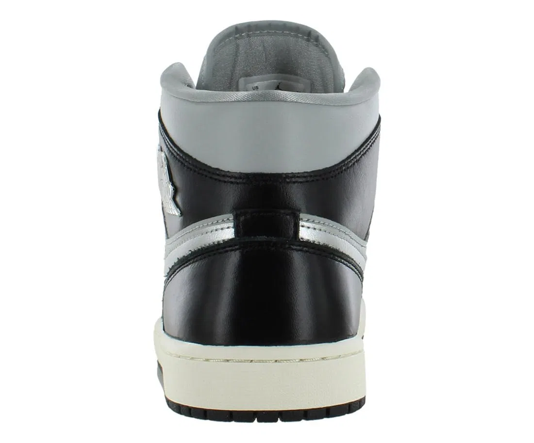 Мужская футболка с длинным рукавом NIKE, Black Silver Metallic Dark Black — фото 3