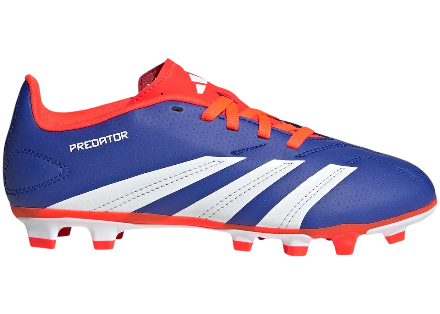 Детские бутсы Predator Club FG Adidas, Lucid Blue Cloud White Solar Red