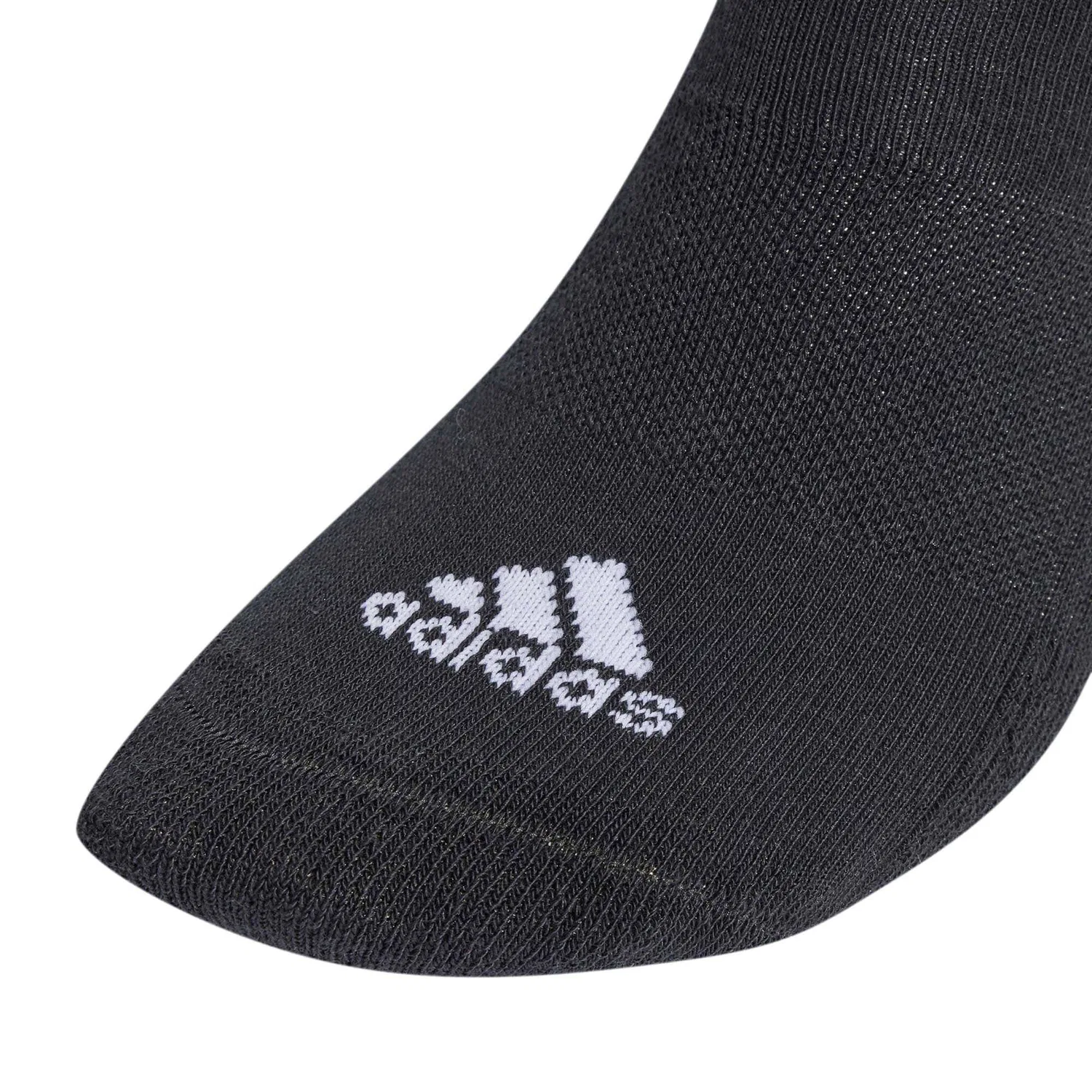Мужские носки с компрессией 3-Stripes Cushioned Sportswear Mid-Cut Socks 3P Adidas, Schwarz Weiss — фото 3