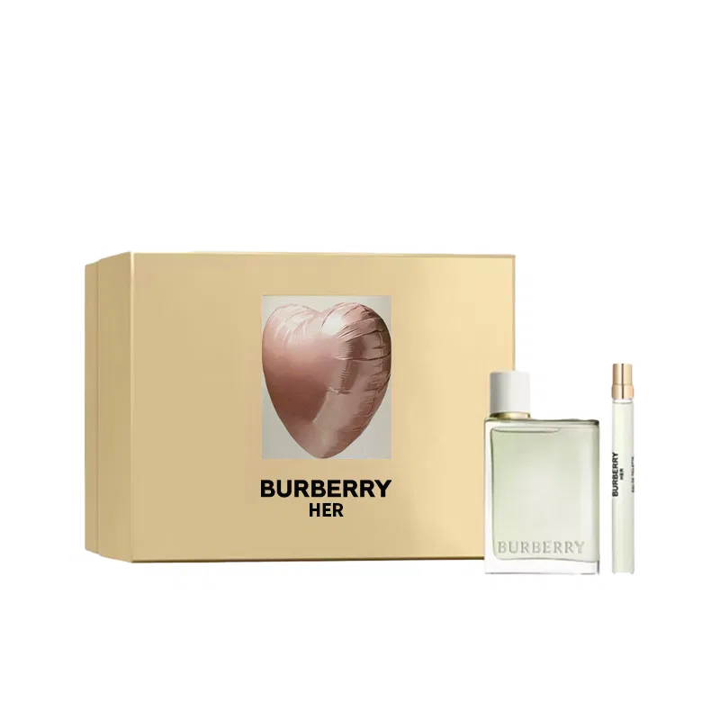 Женский парфюмерный набор Burberry Green Raisin Soft Candy, 50мл+10мл, Burberry