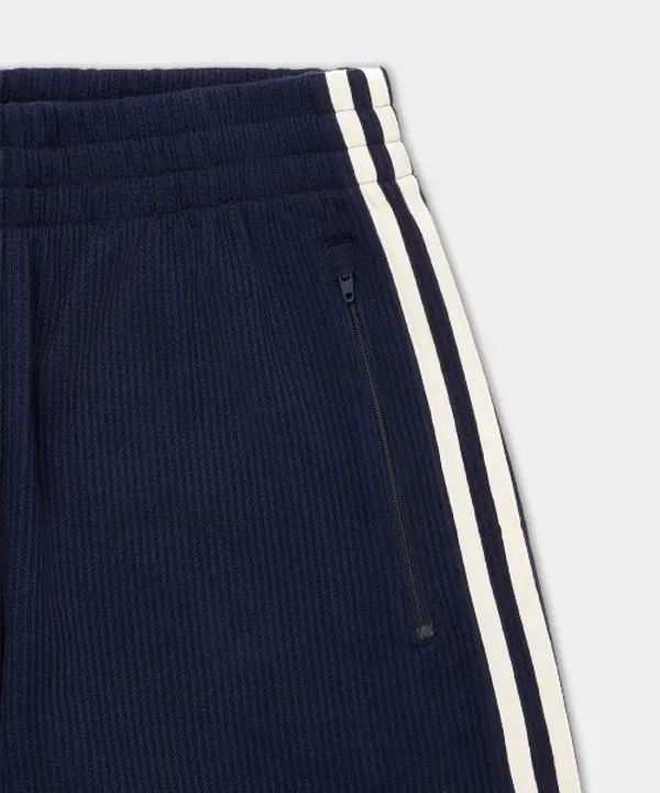 Шорты вафельной фактуры, Adidas, темно-синий — фото 4