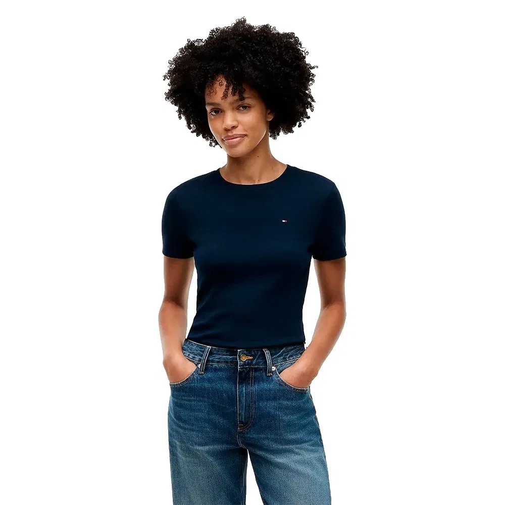 Женская футболка с коротким рукавом Slim Cody Tommy hilfiger, Blue