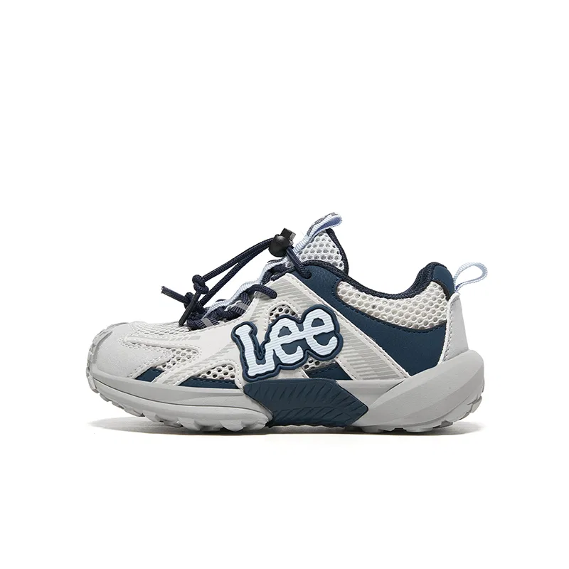 Детские уличные кроссовки нескользящие с защитой от ударов Lee, Dark Blue
