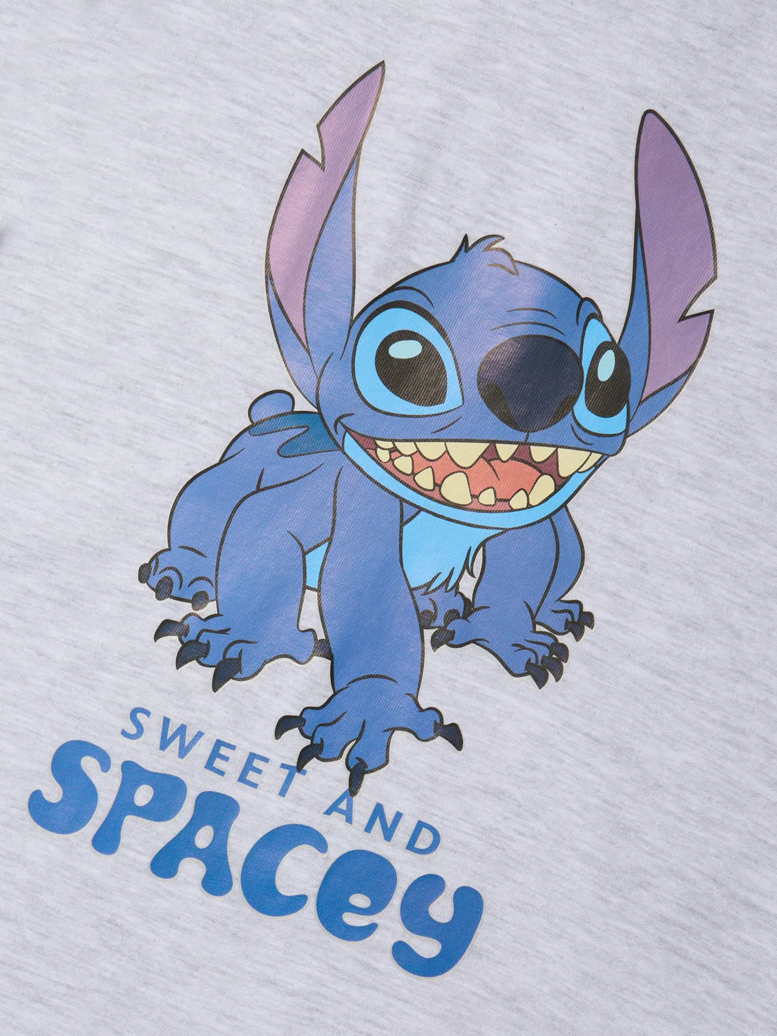 Детская футболка с принтом Stitch, синий — фото 3