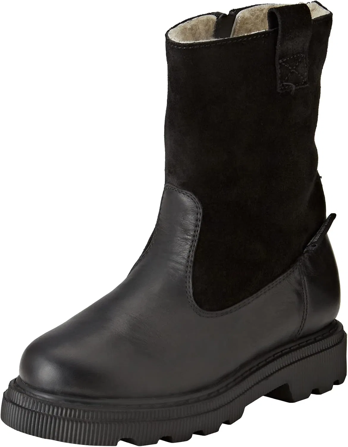 Детские ботинки для девочек Naturino, Black/White