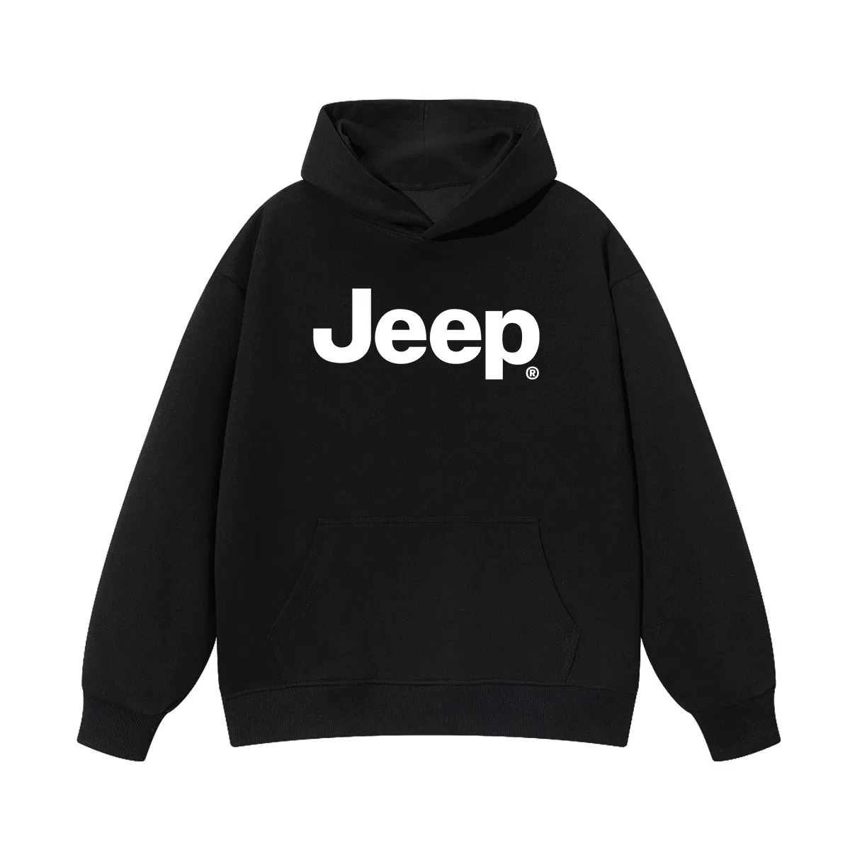 Детский свитшот с капюшоном на флисе Jeep, New Year Red Fleece-Lined — фото 3