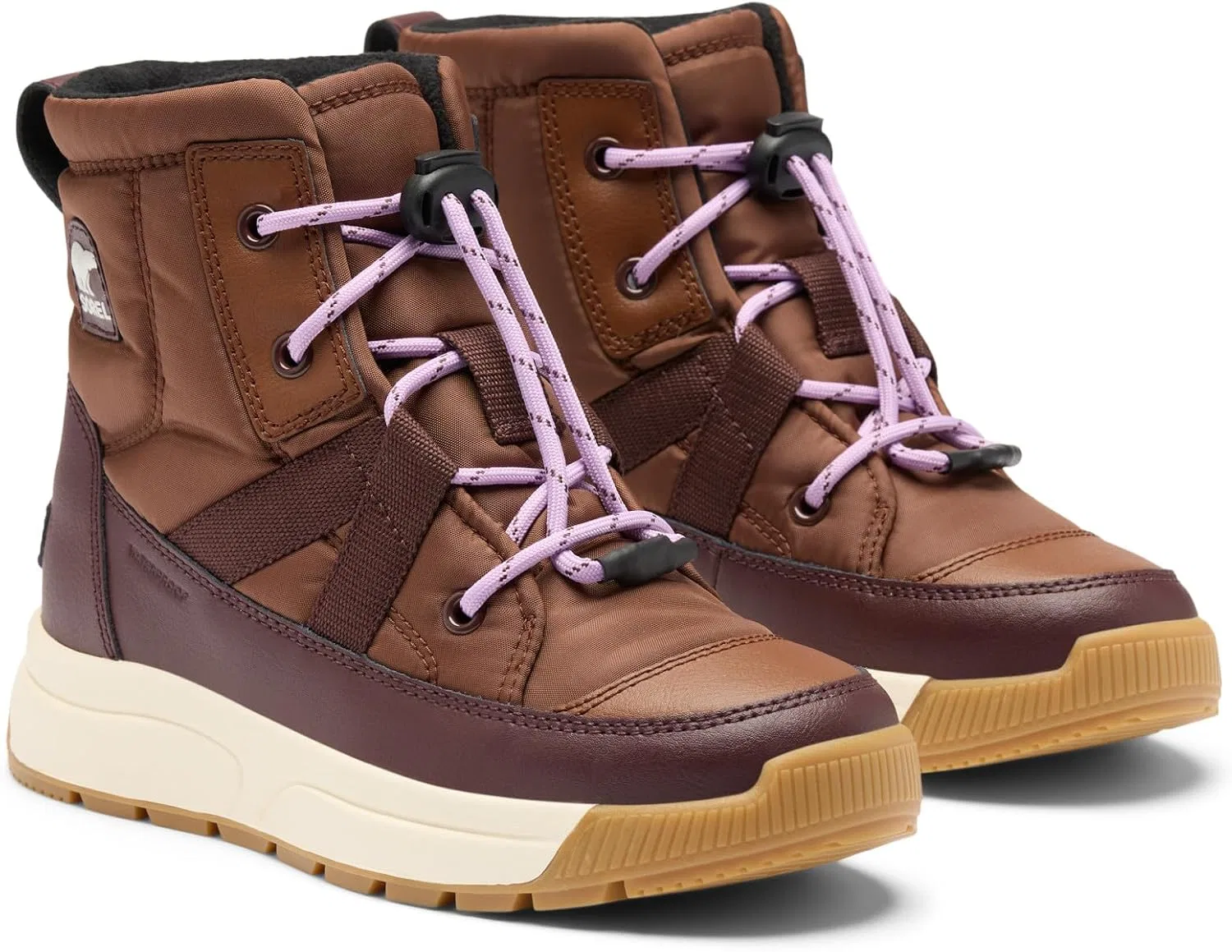Детские зимние сапоги для девочек Whitney III Mid Waterproof, Dark Auburn/Red Lodge — фото 2