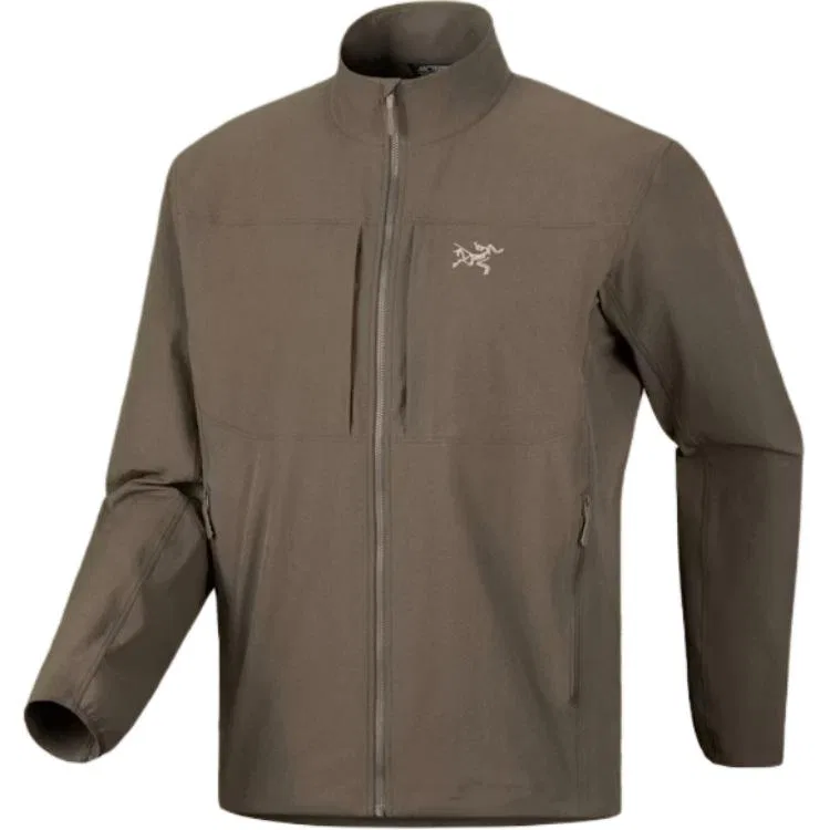 Мужская куртка с воротником-стойкой Gamma Jackets Arcteryx, Misty Shadow Brown/Mongoose