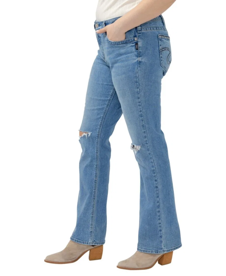 Джинсы Suki Mid-Rise Plus Size Silver Jeans Co., Bluebelle — фото 4