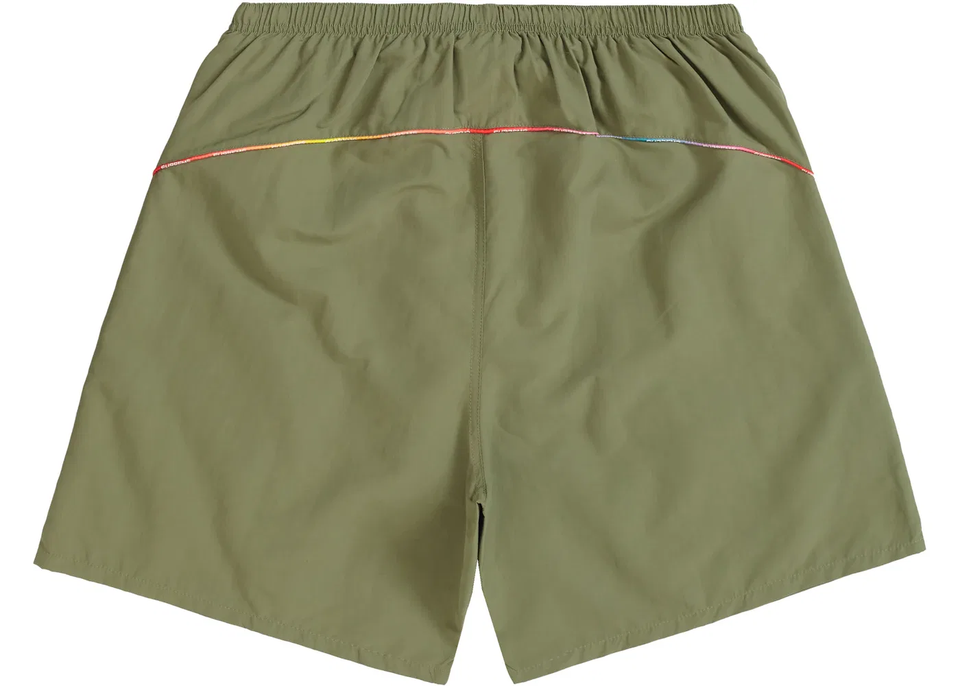 Мужские шорты с контрастным кантом Gradient Piping Supreme, Olive — фото 2