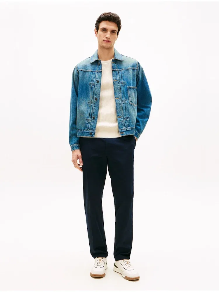 Джинсовая куртка Indigo Trucker TOMMY HILFIGER, Blue — фото 2