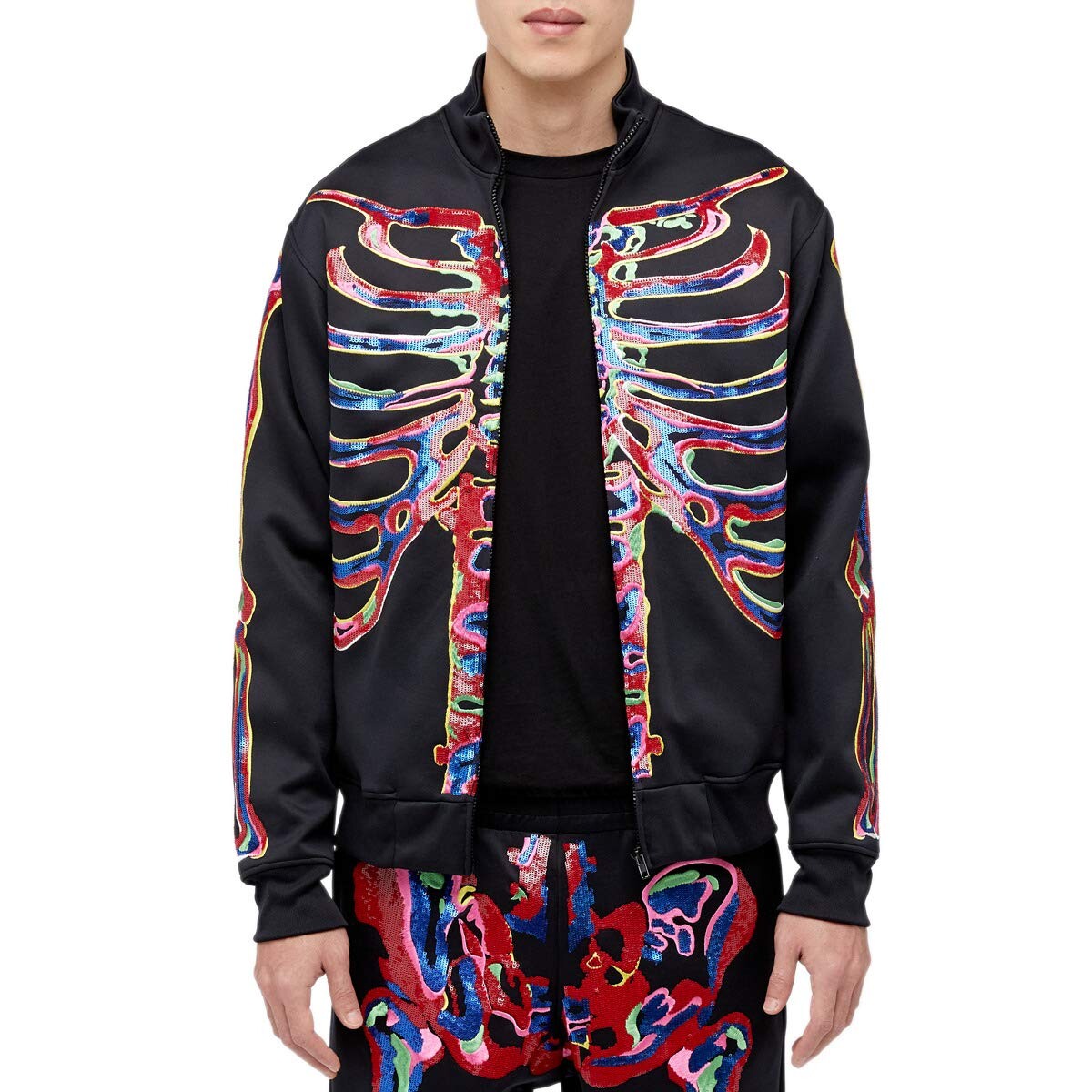 

Худи Moschino, Skeleton Sweatshirt, Черный, Худи Moschino, Skeleton Sweatshirt
