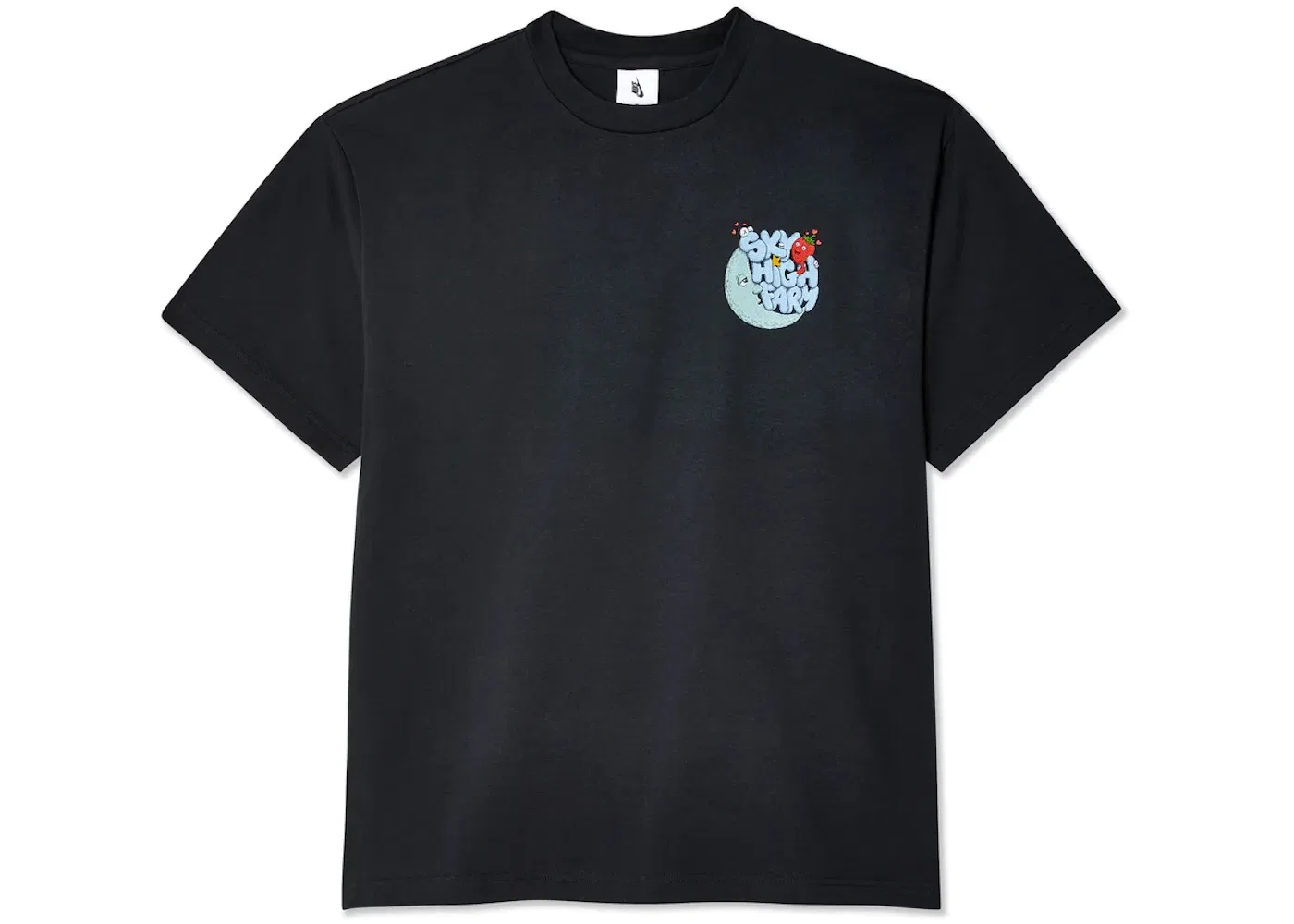 Мужская футболка с принтом Nike x KAWS Sky High Farm Workwear Perennial Graphic T-shirt, Black — фото 2