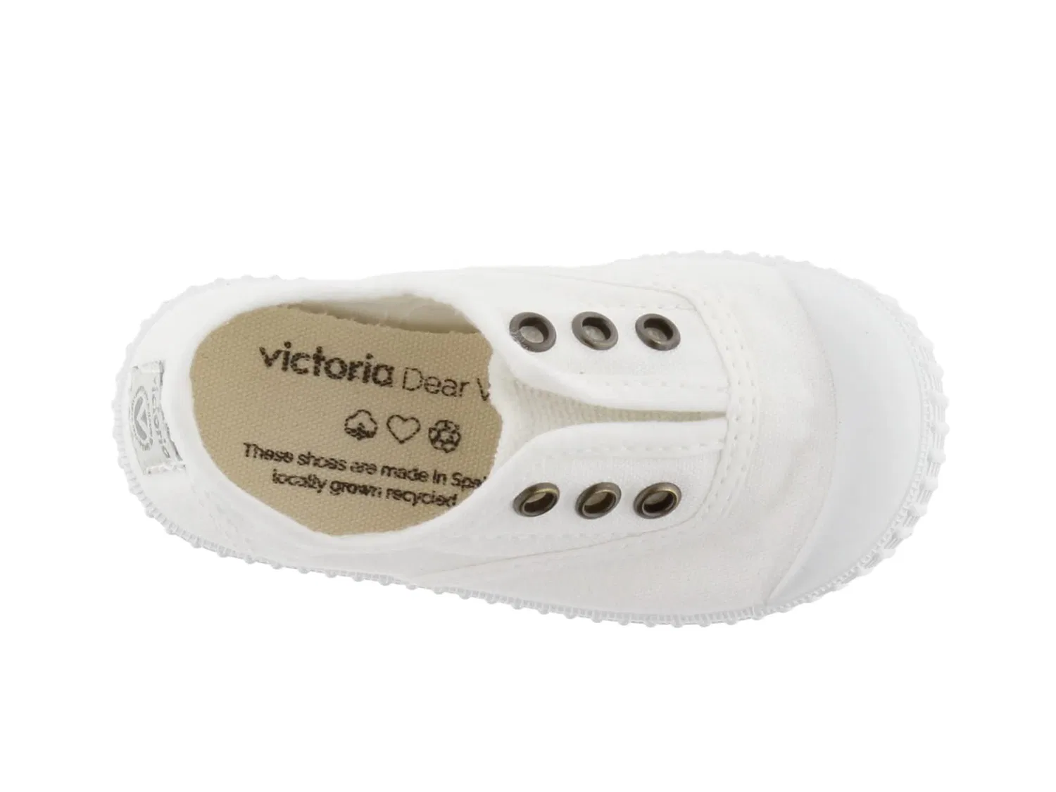 Детские кроссовки для мальчиков с принтом 106627-kids victoria, White — фото 4
