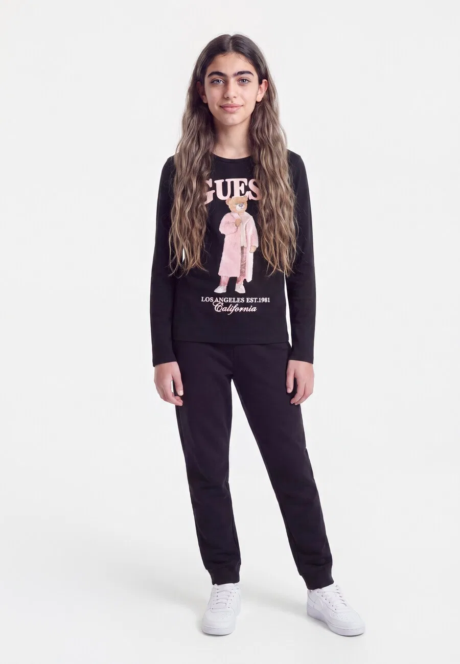Топ GUESS черного цвета — фото 2