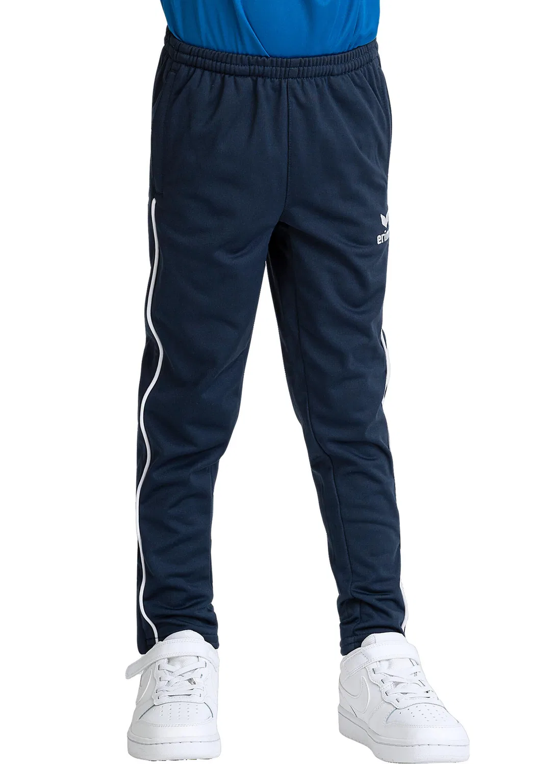 Детские штаны из полиэстера Shooter 2.0 Erima, Baltikblau Navyblau Weiss
