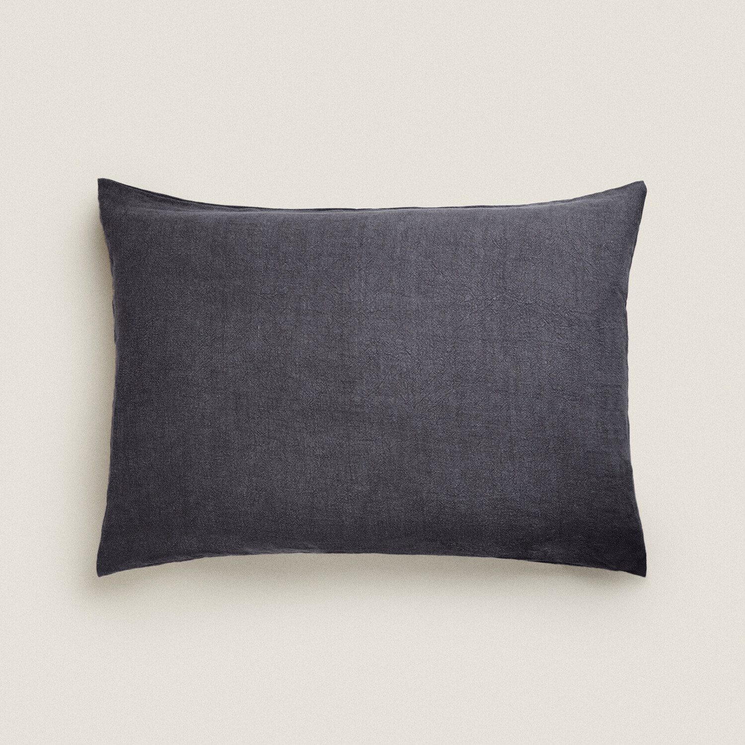 

Чехол для подушки Zara Home XXL Linen, синий