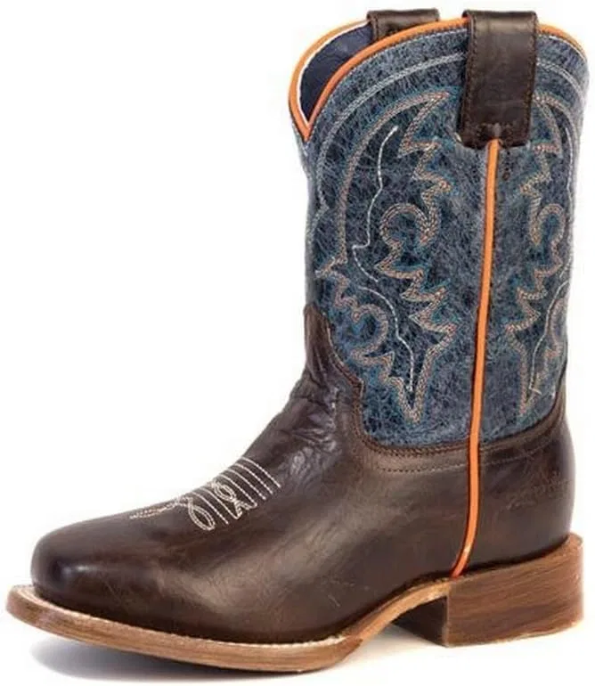 Детские ботинки для мальчиков с инкрустацией ROPER Clint Reboot Insole Brown, Brown