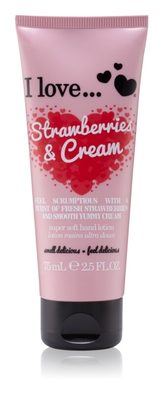 

Крем для рук I love... Strawberries & Cream